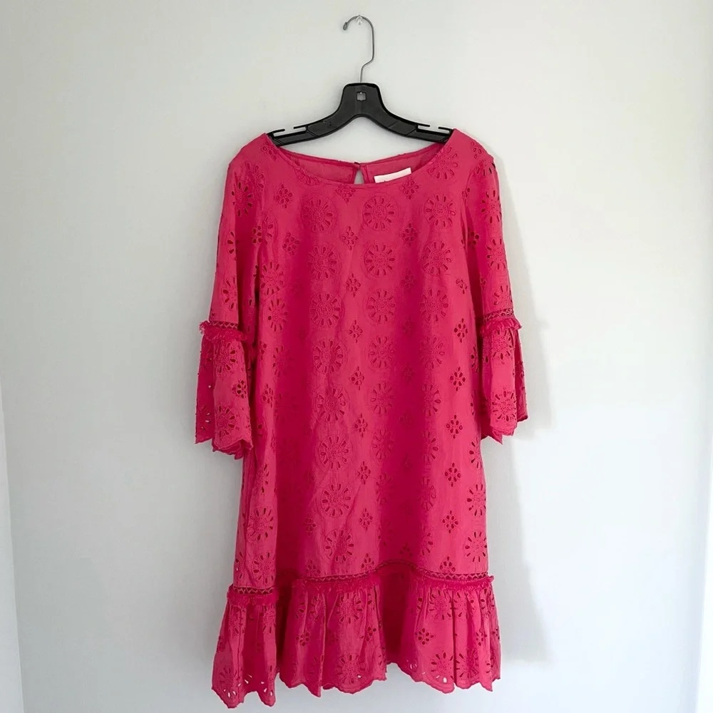 Anthropologie Eyelet Lace Tunic Dress